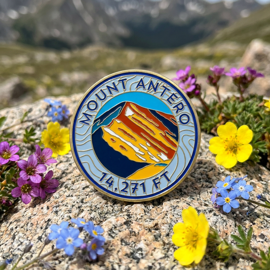 CO 14er Challenge Coin | Mount Antero