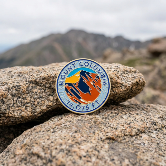 CO 14er Challenge Coin | Mount Columbia