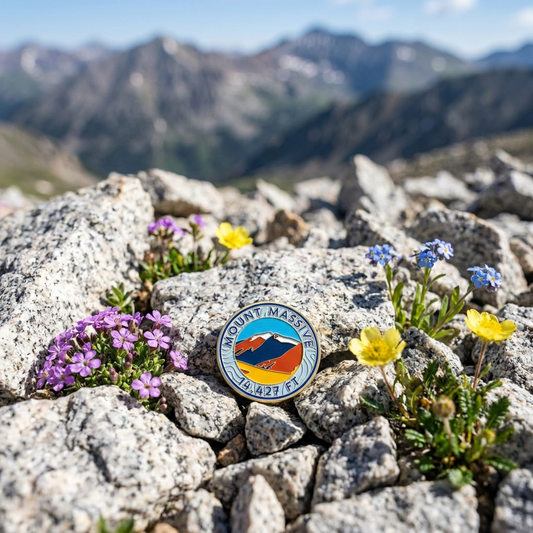CO 14er Challenge Coin | Mount Massive