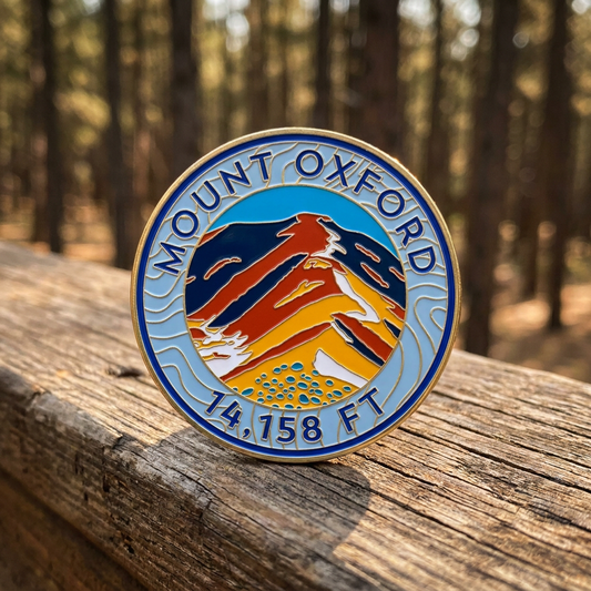 CO 14er Challenge Coin | Mount Oxford