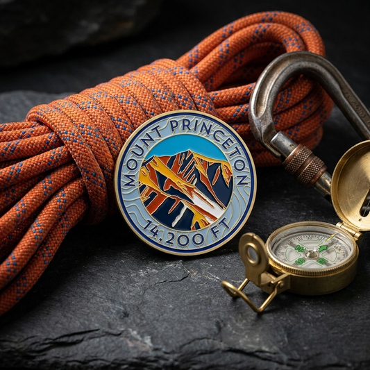 CO 14er Challenge Coin | Mount Princeton
