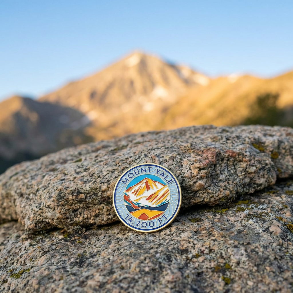 CO 14er Challenge Coin | Mount Yale