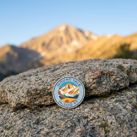 CO 14er Challenge Coin | Mount Yale