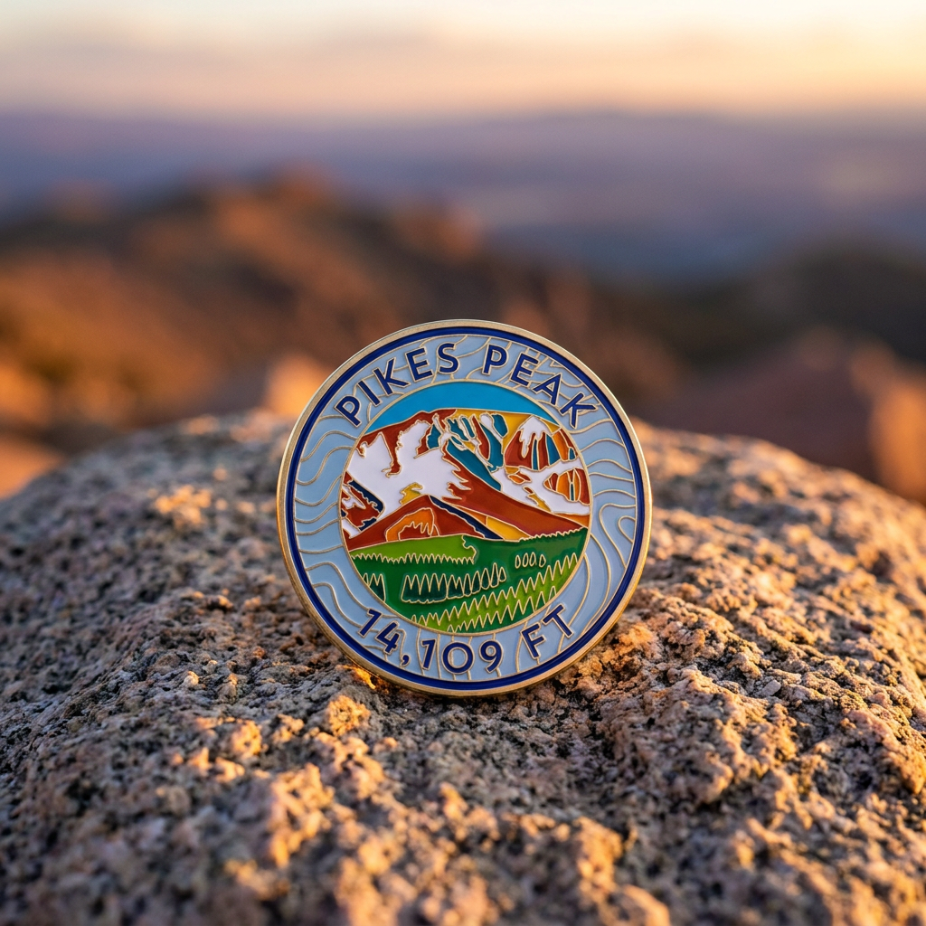 CO 14er Challenge Coin | Pikes Peak