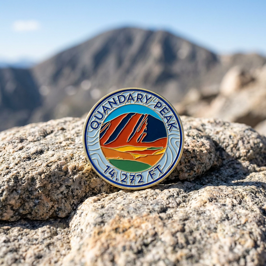 CO 14er Challenge Coin | Quandary Peak