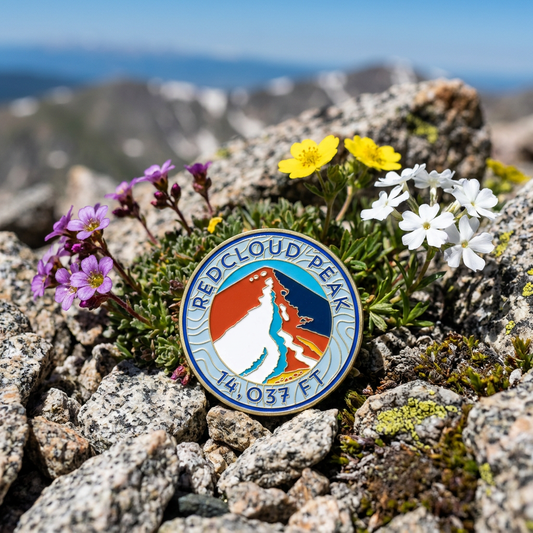 CO 14er Challenge Coin | Redcloud Peak