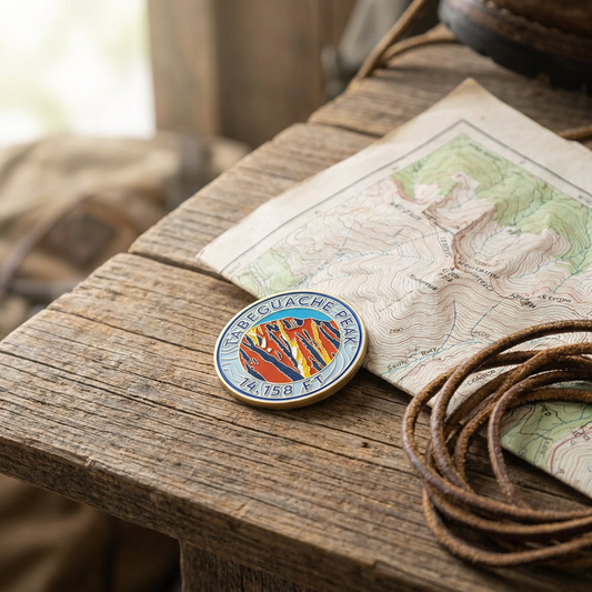 CO 14er Challenge Coin | Tabeguache Peak