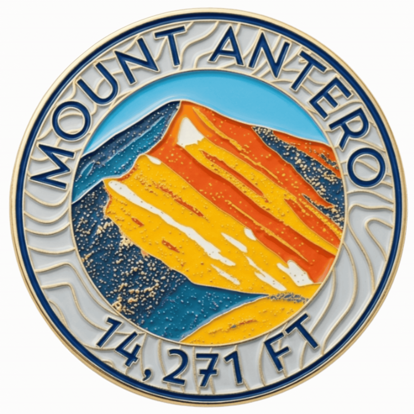 CO 14er Challenge Coin | Mount Antero