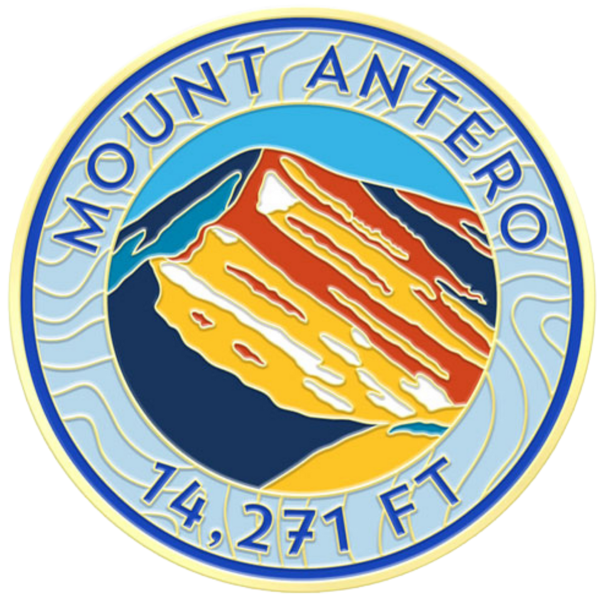 CO 14er Challenge Coin | Mount Antero