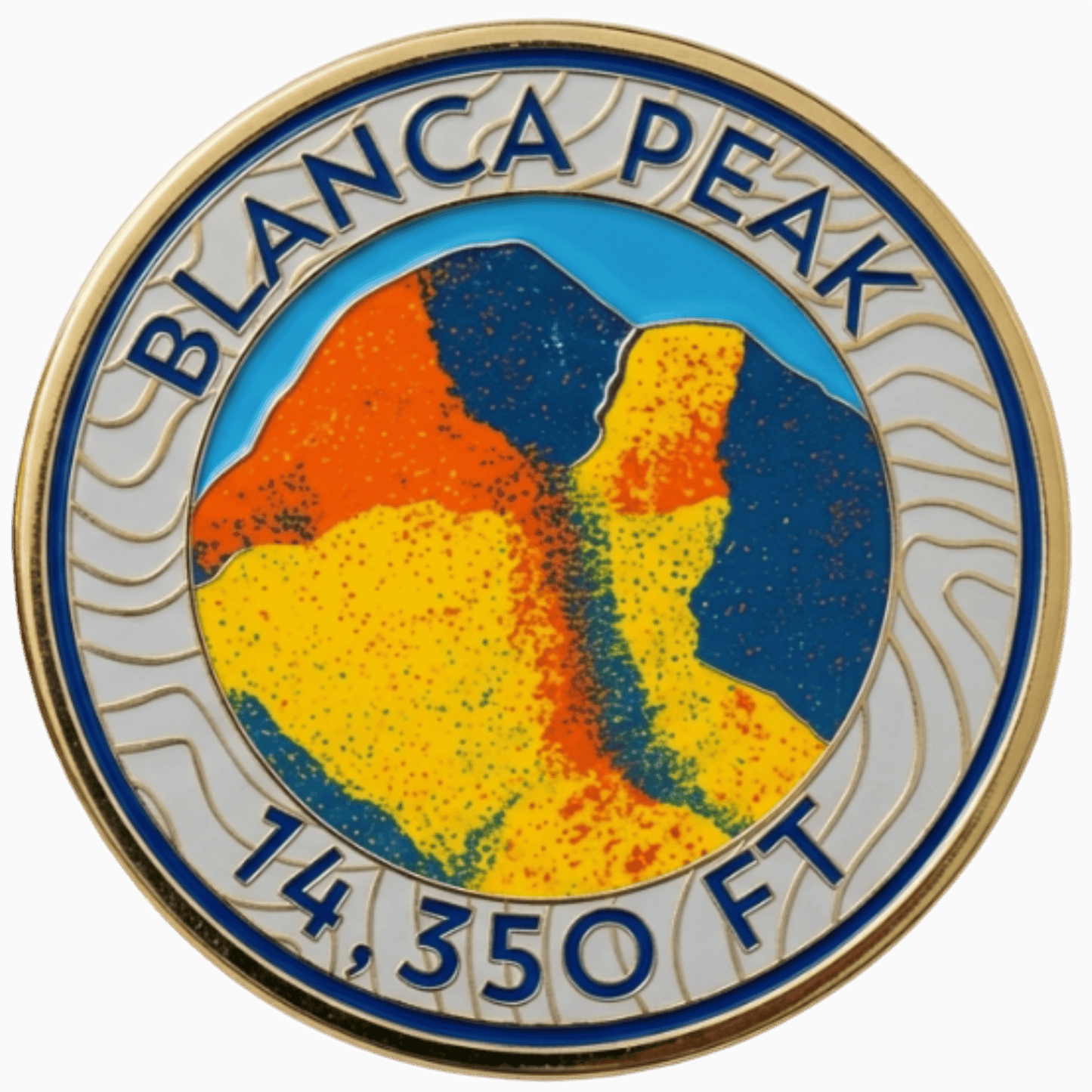 CO 14er Challenge Coin | Blanca Peak