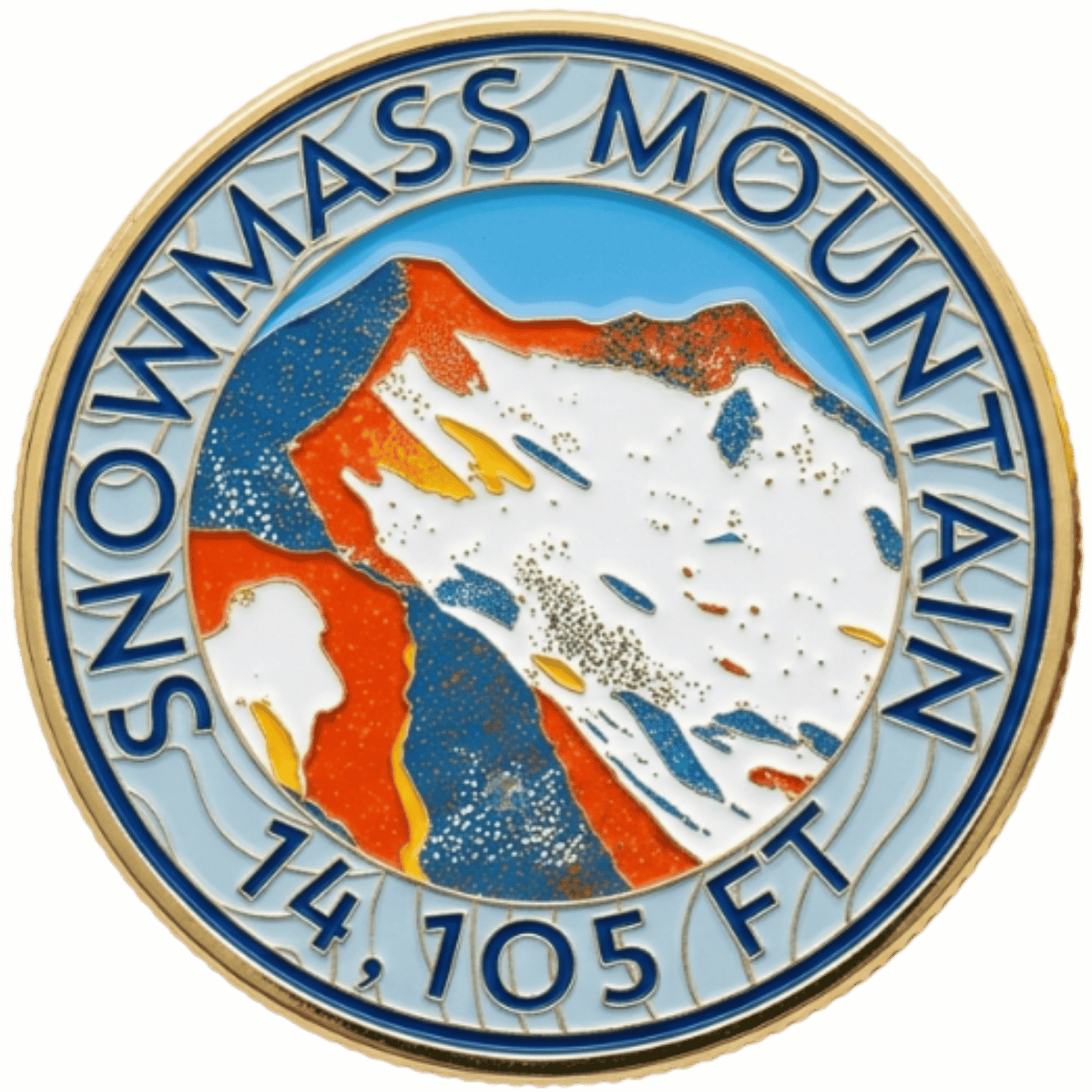 CO 14er Challenge Coin | Snowmass Mountain