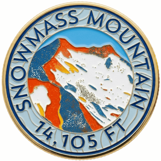 CO 14er Challenge Coin | Snowmass Mountain