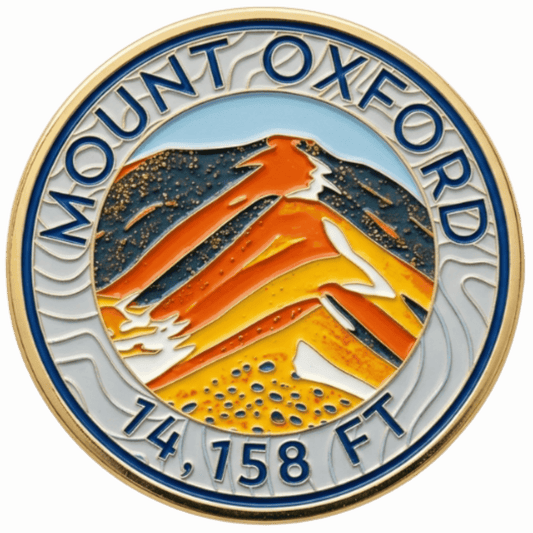 CO 14er Challenge Coin | Mount Oxford