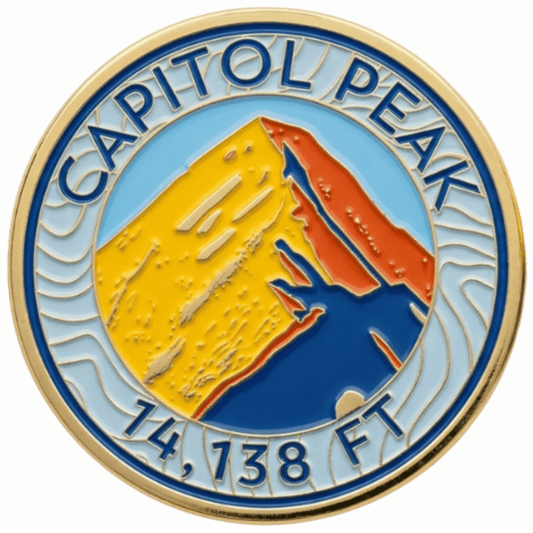 CO 14er Challenge Coin | Capitol Peak