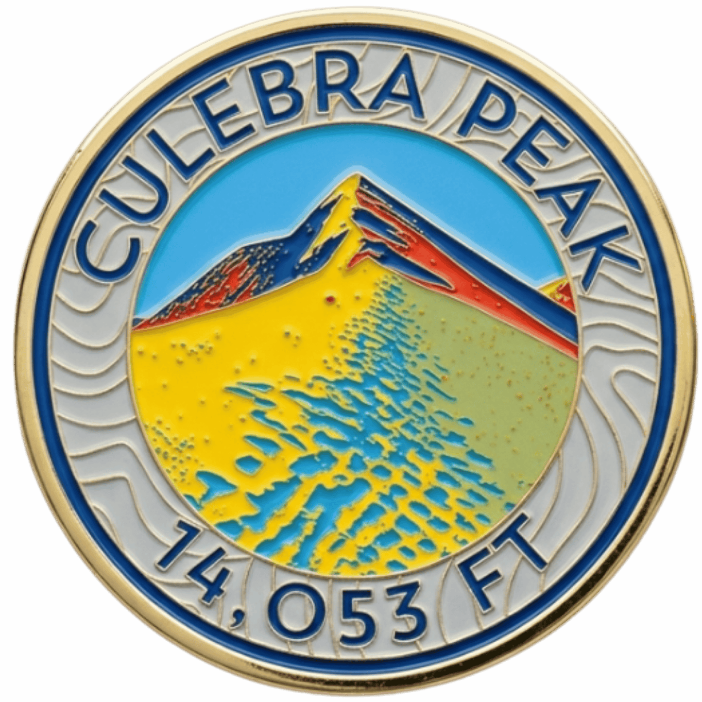 CO 14er Challenge Coin | Culebra Peak