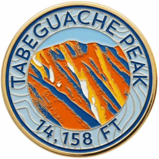 CO 14er Challenge Coin | Tabeguache Peak