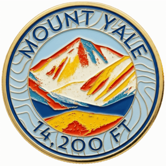 CO 14er Challenge Coin | Mount Yale