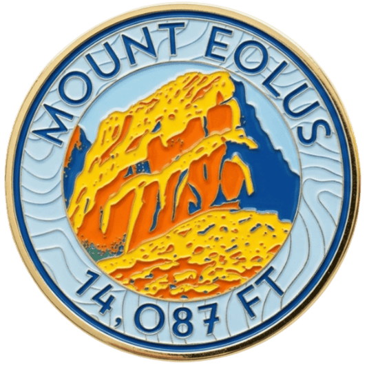 CO 14er Challenge Coin | Mount Eolus
