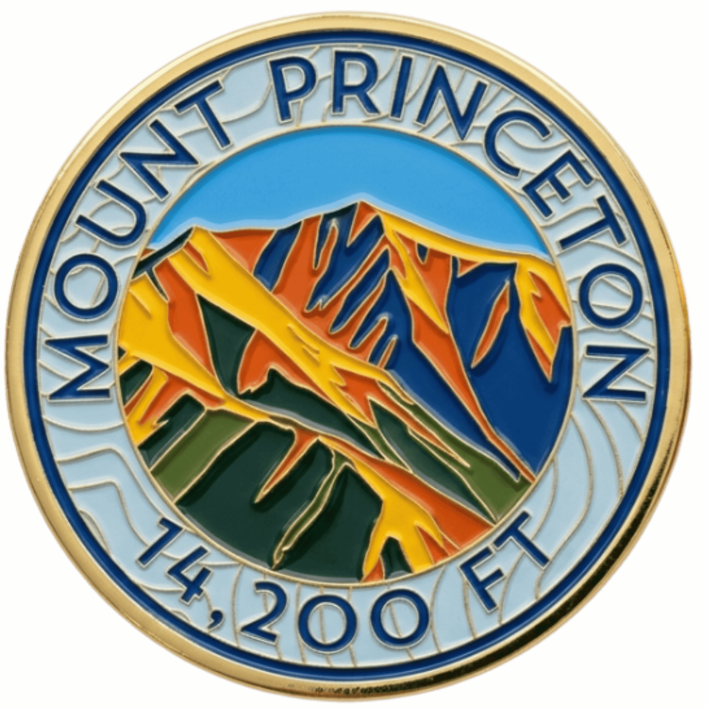 CO 14er Challenge Coin | Mount Princeton