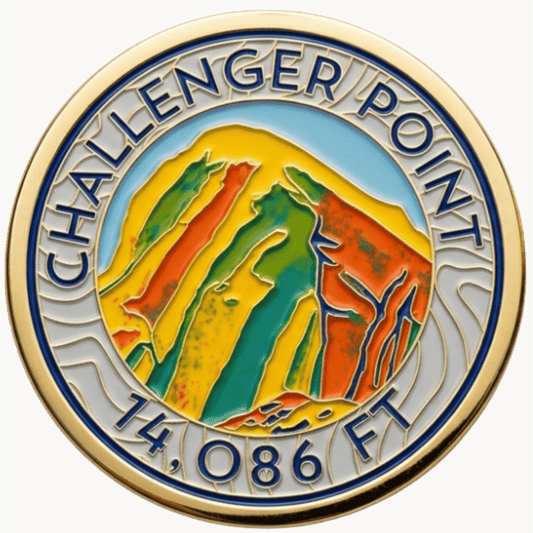 CO 14er Challenge Coin | Challenger Point