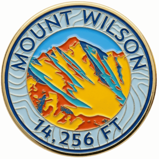 CO 14er Challenge Coin | Mount Wilson