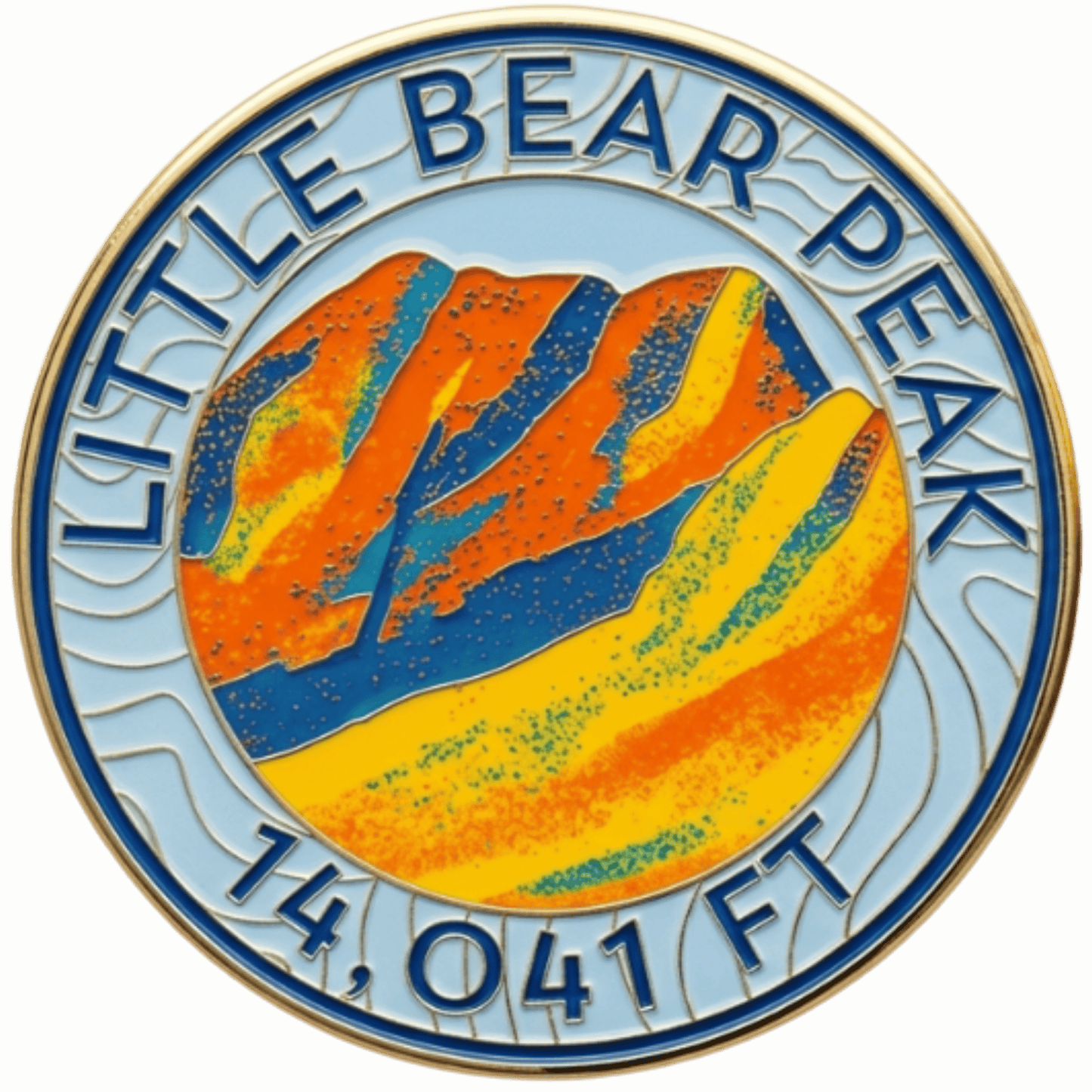 CO 14er Challenge Coin | Little Bear Peak
