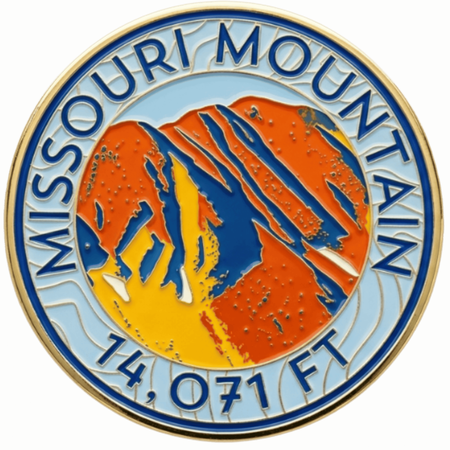 CO 14er Challenge Coin | Missouri Mountain