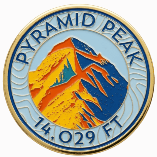 CO 14er Challenge Coin | Pyramid Peak