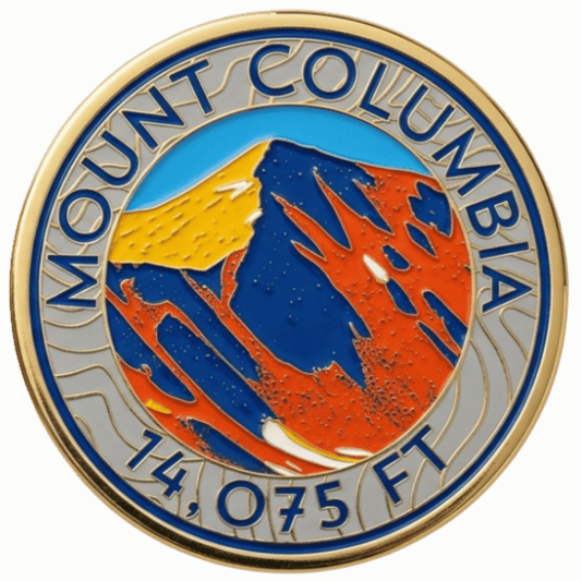 CO 14er Challenge Coin | Mount Columbia