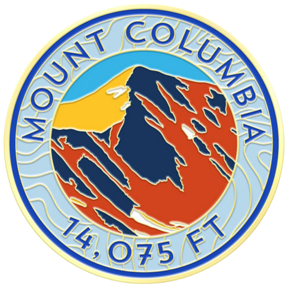 CO 14er Challenge Coin | Mount Columbia