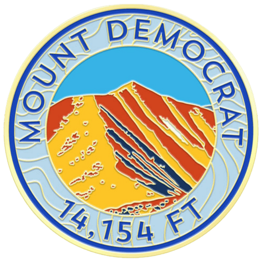 CO 14er Challenge Coin | Mount Democrat