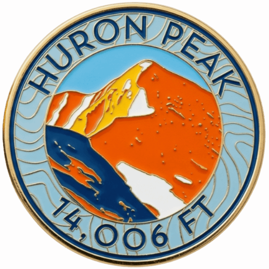 CO 14er Challenge Coin | Huron Peak