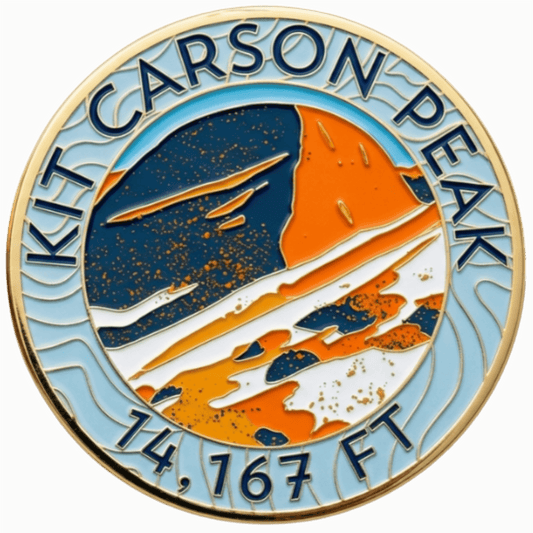 CO 14er Challenge Coin | Kit Carson Peak