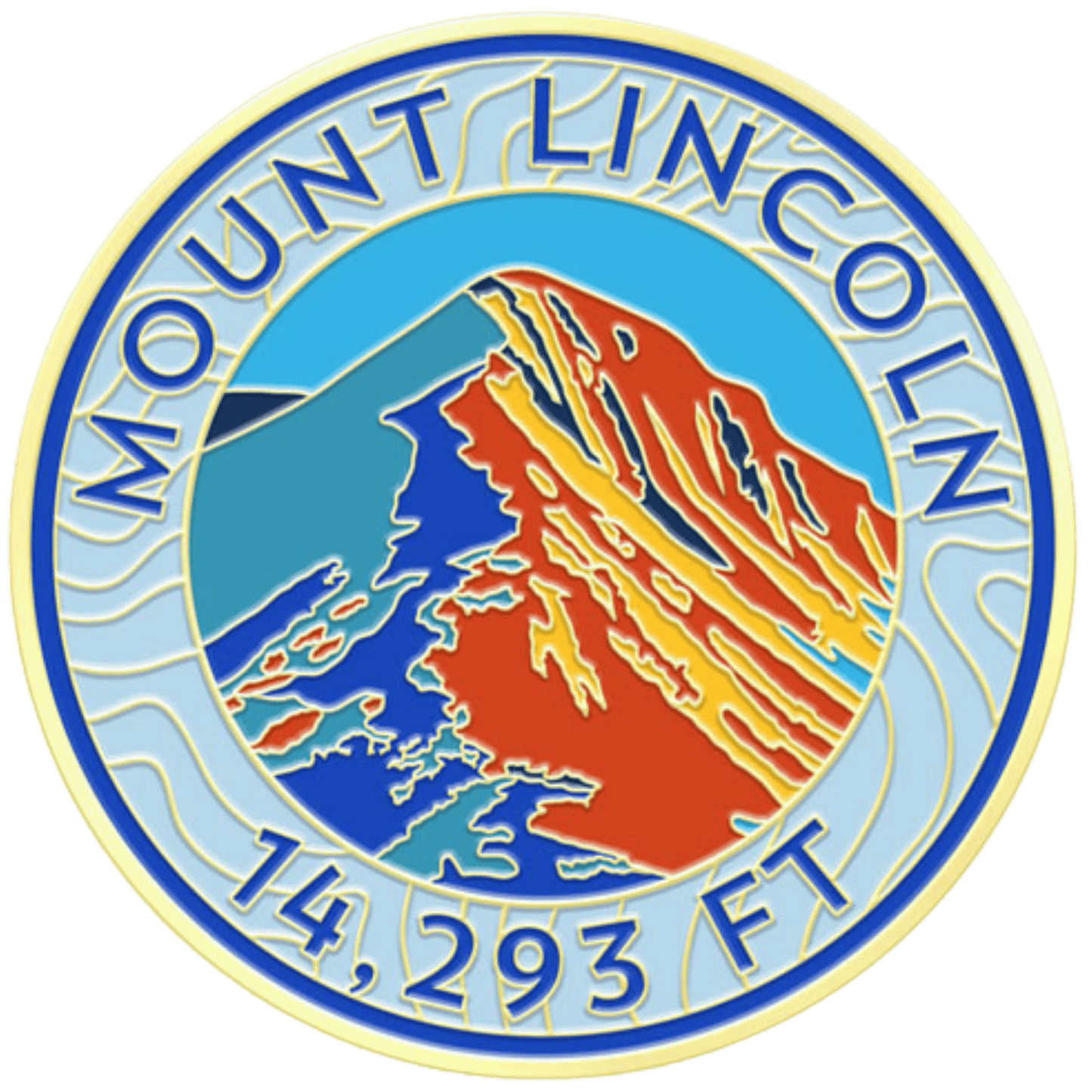CO 14er Challenge Coin | Mount Lincoln