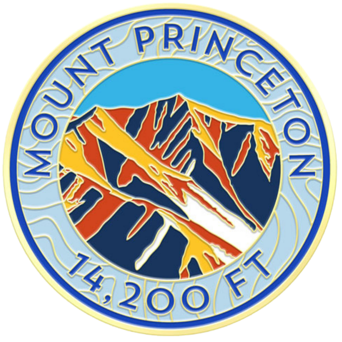 CO 14er Challenge Coin | Mount Princeton