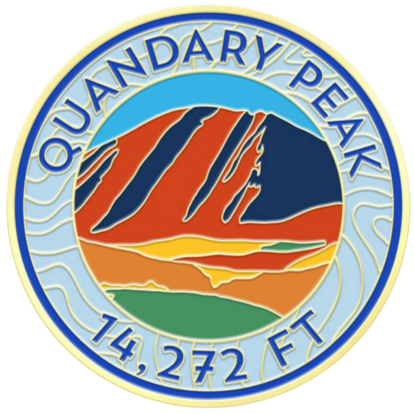 CO 14er Challenge Coin | Quandary Peak