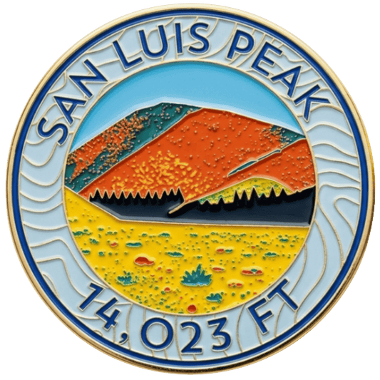 CO 14er Challenge Coin | San Luis Peak