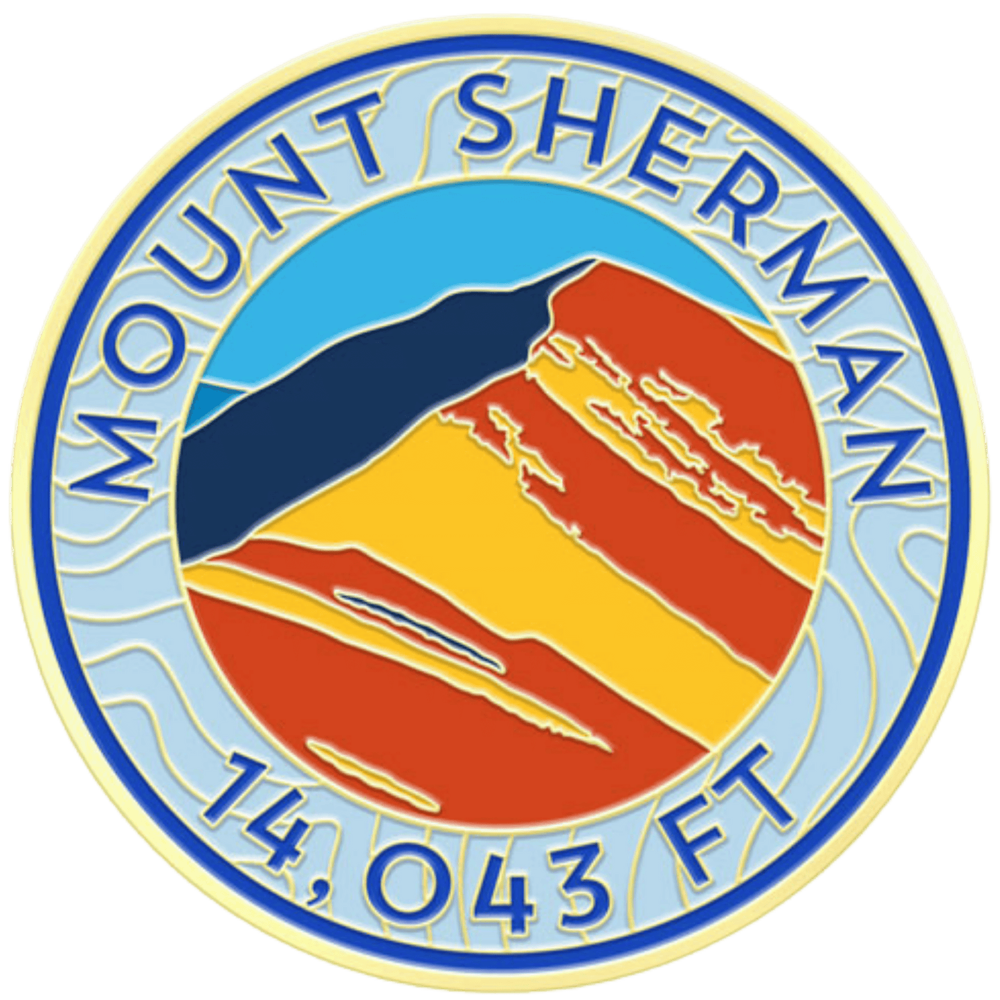 CO 14er Challenge Coin | Mount Sherman