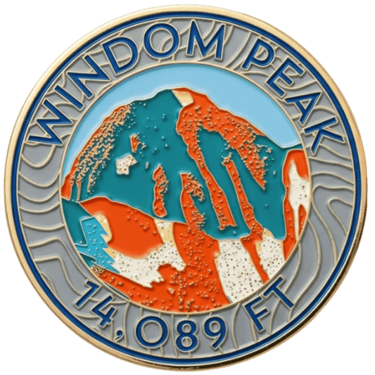 CO 14er Challenge Coin | Windom Peak