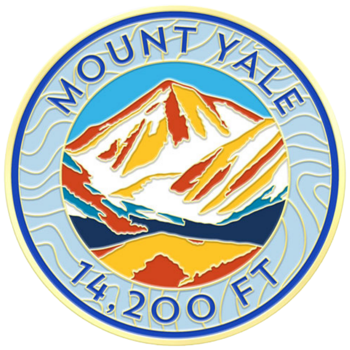 CO 14er Challenge Coin | Mount Yale